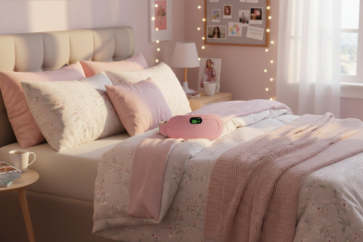 Ceinture chauffante et massante menstruelle – Soulagement rapide des douleurs